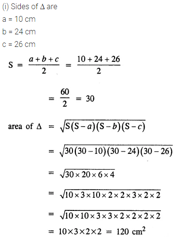 Selina Concise Mathematics Class 8 ICSE Solutions Chapter 20 Area of Trapezium and a Polygon Ex 20A 1