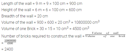 Selina Concise Mathematics Class 8 ICSE Solutions Chapter 21 Surface Area, Volume and Capacity (Cuboid, Cube and Cylinder) Ex 21A 10