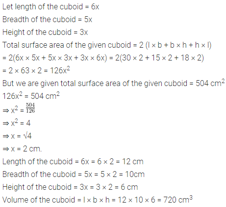 Selina Concise Mathematics Class 8 ICSE Solutions Chapter 21 Surface Area, Volume and Capacity (Cuboid, Cube and Cylinder) Ex 21A 5