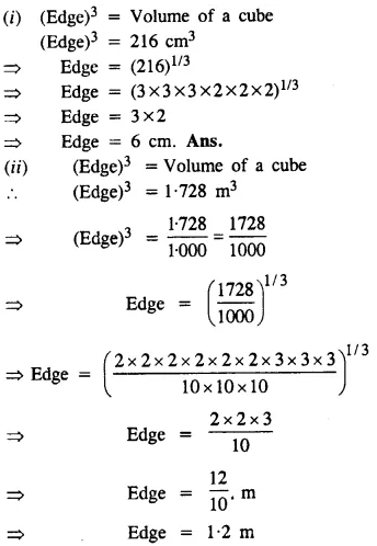 Selina Concise Mathematics Class 8 ICSE Solutions Chapter 21 Surface Area, Volume and Capacity (Cuboid, Cube and Cylinder) Ex 21A 7
