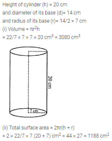 Selina Concise Mathematics Class 8 ICSE Solutions Chapter 21 Surface Area, Volume and Capacity (Cuboid, Cube and Cylinder) Ex 21D 34