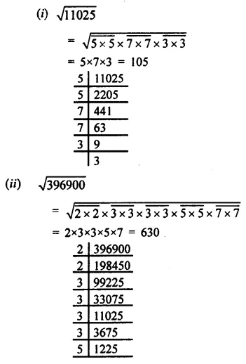 Selina Concise Mathematics Class 8 ICSE Solutions Chapter 3 Squares and Square Roots Ex 3A 2