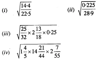Selina Concise Mathematics Class 8 ICSE Solutions Chapter 3 Squares and Square Roots Ex 3A 7