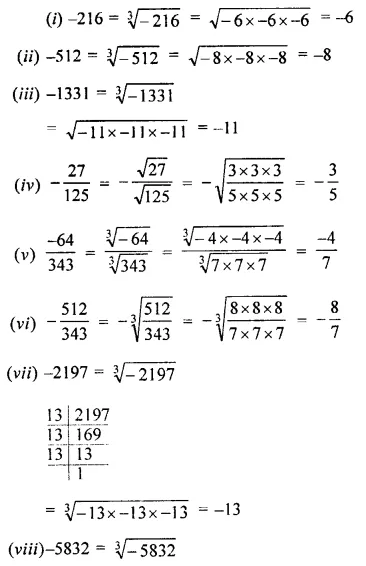 Selina Concise Mathematics Class 8 ICSE Solutions Chapter 4 Cubes and Cube-Roots (Including use of tables for natural numbers) Ex 4B 22