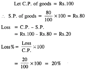 Selina Concise Mathematics Class 8 ICSE Solutions Chapter 8 Profit, Loss and Discount Ex 8A 10
