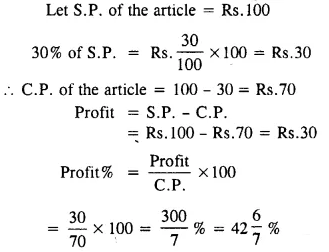 Selina Concise Mathematics Class 8 ICSE Solutions Chapter 8 Profit, Loss and Discount Ex 8A 12