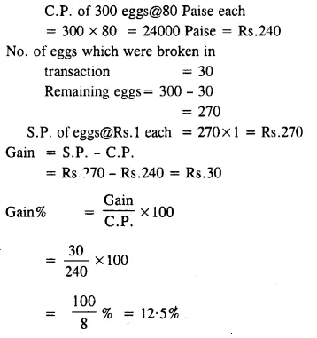 Selina Concise Mathematics Class 8 ICSE Solutions Chapter 8 Profit, Loss and Discount Ex 8A 13