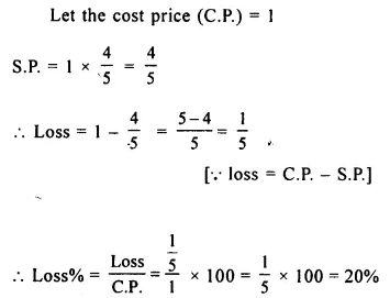 Selina Concise Mathematics Class 8 ICSE Solutions Chapter 8 Profit, Loss and Discount Ex 8A 8