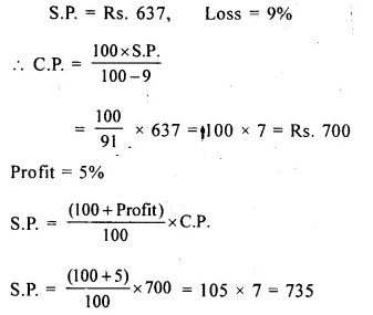Selina Concise Mathematics Class 8 ICSE Solutions Chapter 8 Profit, Loss and Discount Ex 8B 21