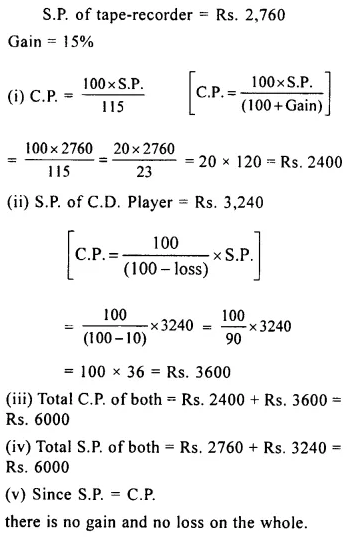 Selina Concise Mathematics Class 8 ICSE Solutions Chapter 8 Profit, Loss and Discount Ex 8B 26