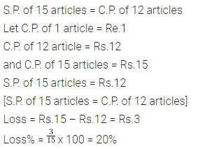 Selina Concise Mathematics Class 8 ICSE Solutions Chapter 8 Profit, Loss and Discount Ex 8C 34