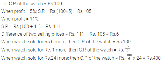 Selina Concise Mathematics Class 8 ICSE Solutions Chapter 8 Profit, Loss and Discount Ex 8C 39