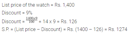 Selina Concise Mathematics Class 8 ICSE Solutions Chapter 8 Profit, Loss and Discount Ex 8D 45