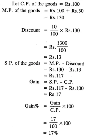 Selina Concise Mathematics Class 8 ICSE Solutions Chapter 8 Profit, Loss and Discount Ex 8D 52