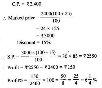 Selina Concise Mathematics Class 8 ICSE Solutions Chapter 8 Profit, Loss and Discount Ex 8D 55