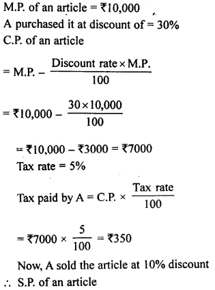 Selina Concise Mathematics Class 8 ICSE Solutions Chapter 8 Profit, Loss and Discount Ex 8F 82
