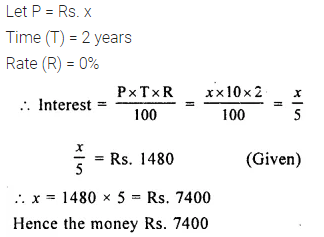 Selina Concise Mathematics Class 8 ICSE Solutions Chapter 9 Simple and Compound Interest Ex 9A 4