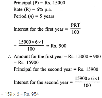 Selina Concise Mathematics Class 8 ICSE Solutions Chapter 9 Simple and Compound Interest Ex 9C 38