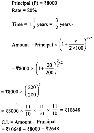 Selina Concise Mathematics Class 8 ICSE Solutions Chapter 9 Simple and Compound Interest Ex 9C 49