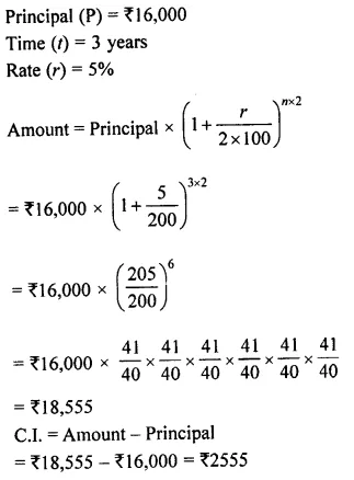 Selina Concise Mathematics Class 8 ICSE Solutions Chapter 9 Simple and Compound Interest Ex 9C 51