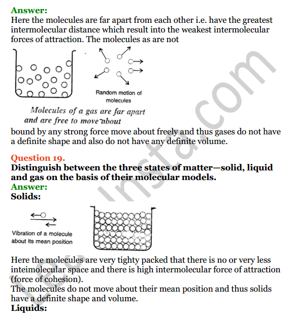 Selina Concise Physics Class 6 ICSE Solutions Chapter 1 Matter 10