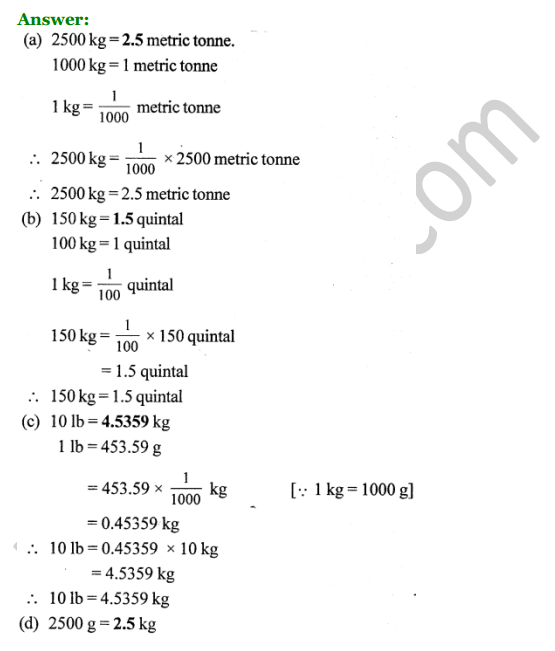 Selina Concise Physics Class 6 ICSE Solutions Chapter 2 Physical Quantities and Measurement 10