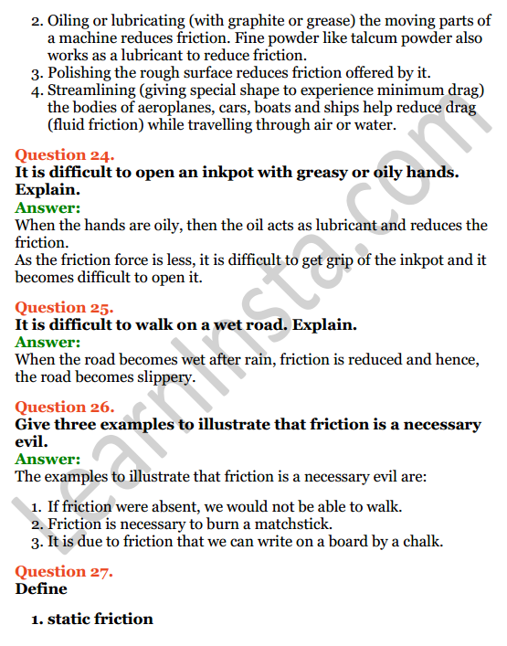 Selina Concise Physics Class 6 ICSE Solutions Chapter 3 Force 10