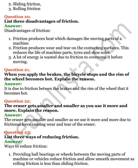 Selina Concise Physics Class 6 ICSE Solutions Chapter 3 Force 9