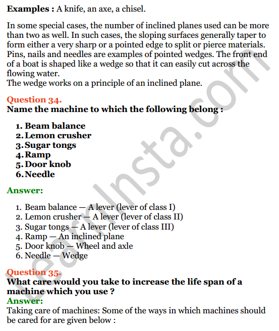 Selina Concise Physics Class 6 ICSE Solutions Chapter 4 Simple Machines 16