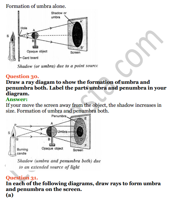 Selina Concise Physics Class 6 ICSE Solutions Chapter 5 Light 14