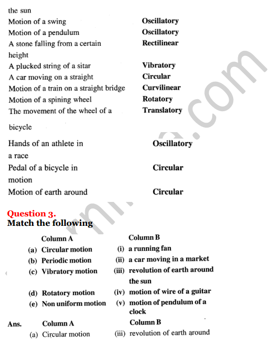 Selina Concise Physics Class 7 ICSE Solutions Chapter 2 Motion 4