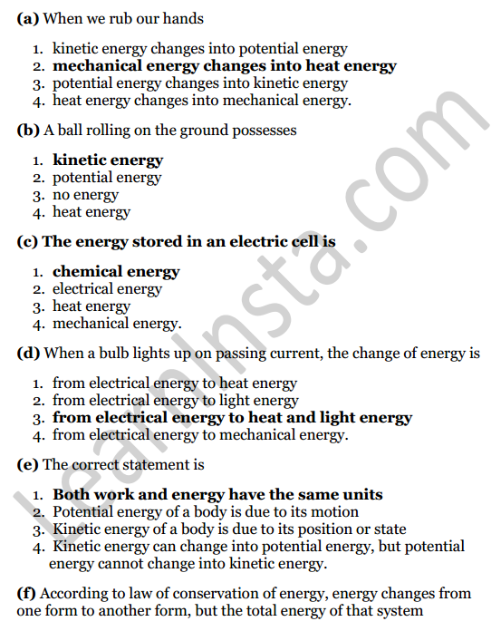 Selina Concise Physics Class 7 ICSE Solutions Chapter 3 Energy 3
