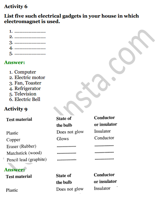 Selina Concise Physics Class 7 ICSE Solutions Chapter 7 Electricity and Magnetism 1