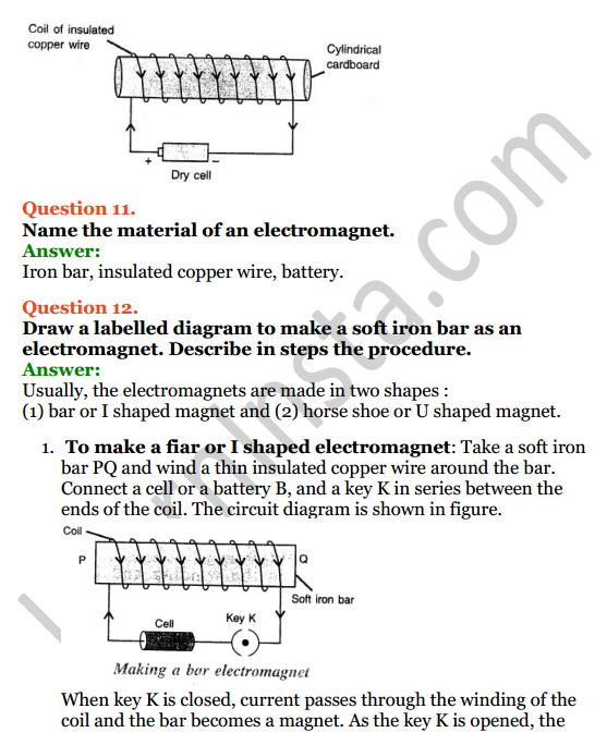 Selina Concise Physics Class 7 ICSE Solutions Chapter 7 Electricity and Magnetism 11