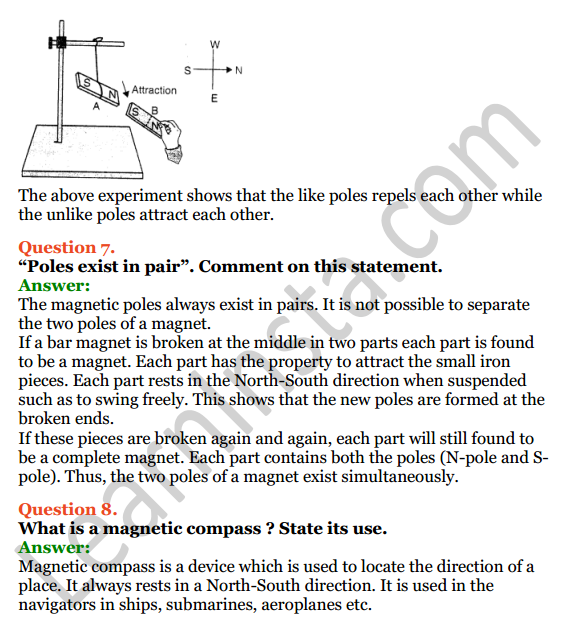 Selina Concise Physics Class 7 ICSE Solutions Chapter 7 Electricity and Magnetism 9