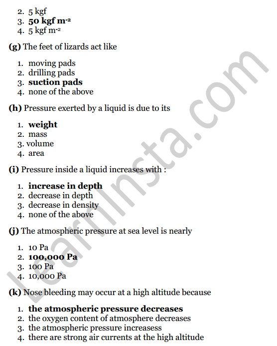 Selina Concise Physics Class 8 ICSE Solutions Chapter 3 Force and Pressure 5