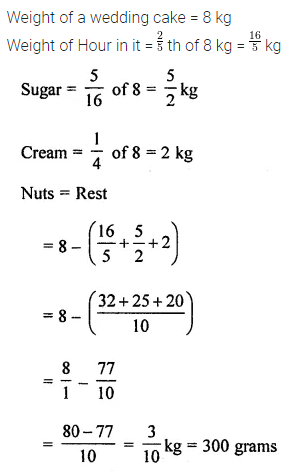 ML Aggarwal Class 8 Solutions for ICSE Maths Chapter 1 Rational Numbers Check Your Progress 19
