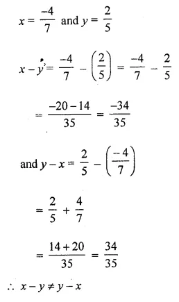 ML Aggarwal Class 8 Solutions for ICSE Maths Chapter 1 Rational Numbers Ex 1.2 10