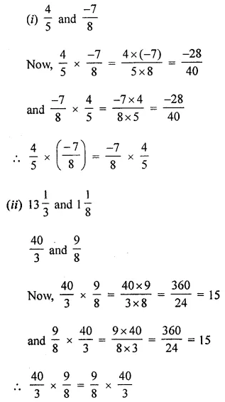 ML Aggarwal Class 8 Solutions for ICSE Maths Chapter 1 Rational Numbers Ex 1.3 4