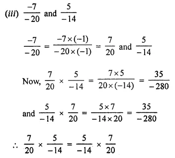 ML Aggarwal Class 8 Solutions for ICSE Maths Chapter 1 Rational Numbers Ex 1.3 5