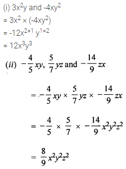 ML Aggarwal Class 8 Solutions for ICSE Maths Chapter 10 Algebraic Expressions and Identities Check Your Progress 4