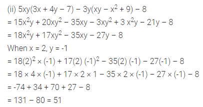 ML Aggarwal Class 8 Solutions for ICSE Maths Chapter 10 Algebraic Expressions and Identities Ex 10.2 9