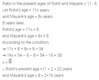 ML Aggarwal Class 8 Solutions for ICSE Maths Chapter 12 Linear Equations and Inequalities in one Variable Check Your Progress 10