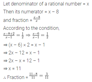 ML Aggarwal Class 8 Solutions for ICSE Maths Chapter 12 Linear Equations and Inequalities in one Variable Check Your Progress 9