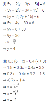 ML Aggarwal Class 8 Solutions for ICSE Maths Chapter 12 Linear Equations and Inequalities in one Variable Ex 12.1 4