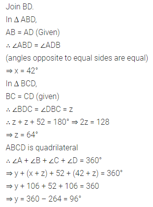 ML Aggarwal Class 8 Solutions for ICSE Maths Chapter 13 Understanding Quadrilaterals Check Your Progress 9