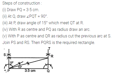 ML Aggarwal Class 8 Solutions for ICSE Maths Chapter 14 Constructions of Quadrilaterals Check Your Progress 8