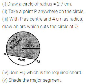 ML Aggarwal Class 8 Solutions for ICSE Maths Chapter 15 Circle Check Your Progress 1