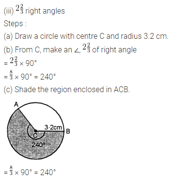 ML Aggarwal Class 8 Solutions for ICSE Maths Chapter 15 Circle Check Your Progress 3