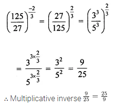 ML Aggarwal Class 8 Solutions for ICSE Maths Chapter 2 Exponents and Powers Check Your Progress 6